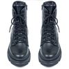 Ботинки черные кожаные на байке 5192-1, 36, 23 см