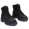 Ботинки черные нубуковые на байке 5261-1-N, 36, 23.5 см