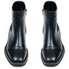 Ботинки черные кожаные на байке 5283-1, 40, 26 см