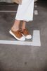 Кеди коричневі замшеві з відрізним білим носком Mary 2154-15-Z