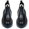 Ботинки черные кожаные на меху 6411-1, 41, 26 см