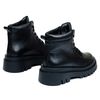 Ботинки черные кожаные на меху 6410-1, 40, 25.5 см