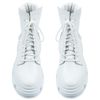 Ботинки белые кожаные на кожаной подкладке 4162-8, Белый, 41, 26 см