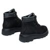 Ботинки черные нубуковые на меху 6429-1-N, Черный, 41, 26 см