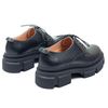 Туфлі чорні шкіряні на грубій підошві 0018-1