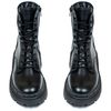 Ботинки черные кожаные на меху 6440-1, 39, 25 см