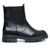Ботинки черные кожаные на байке 5260-1, 41, 26.5 см