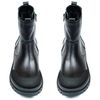 Ботинки черные кожаные на байке 5260-1, 36, 23 см