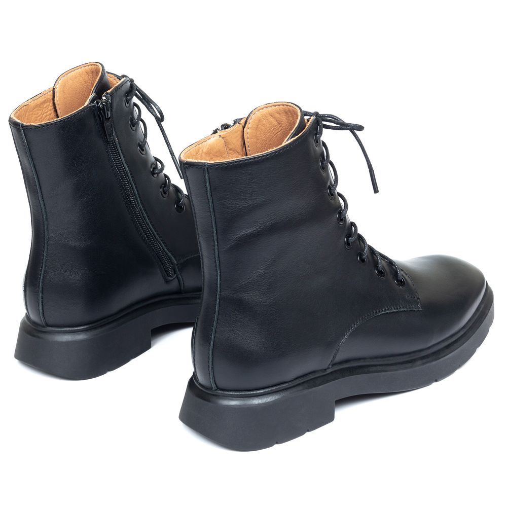 Ботинки черные кожаные на кожаной подкладке 4159-1, 40, 26 см