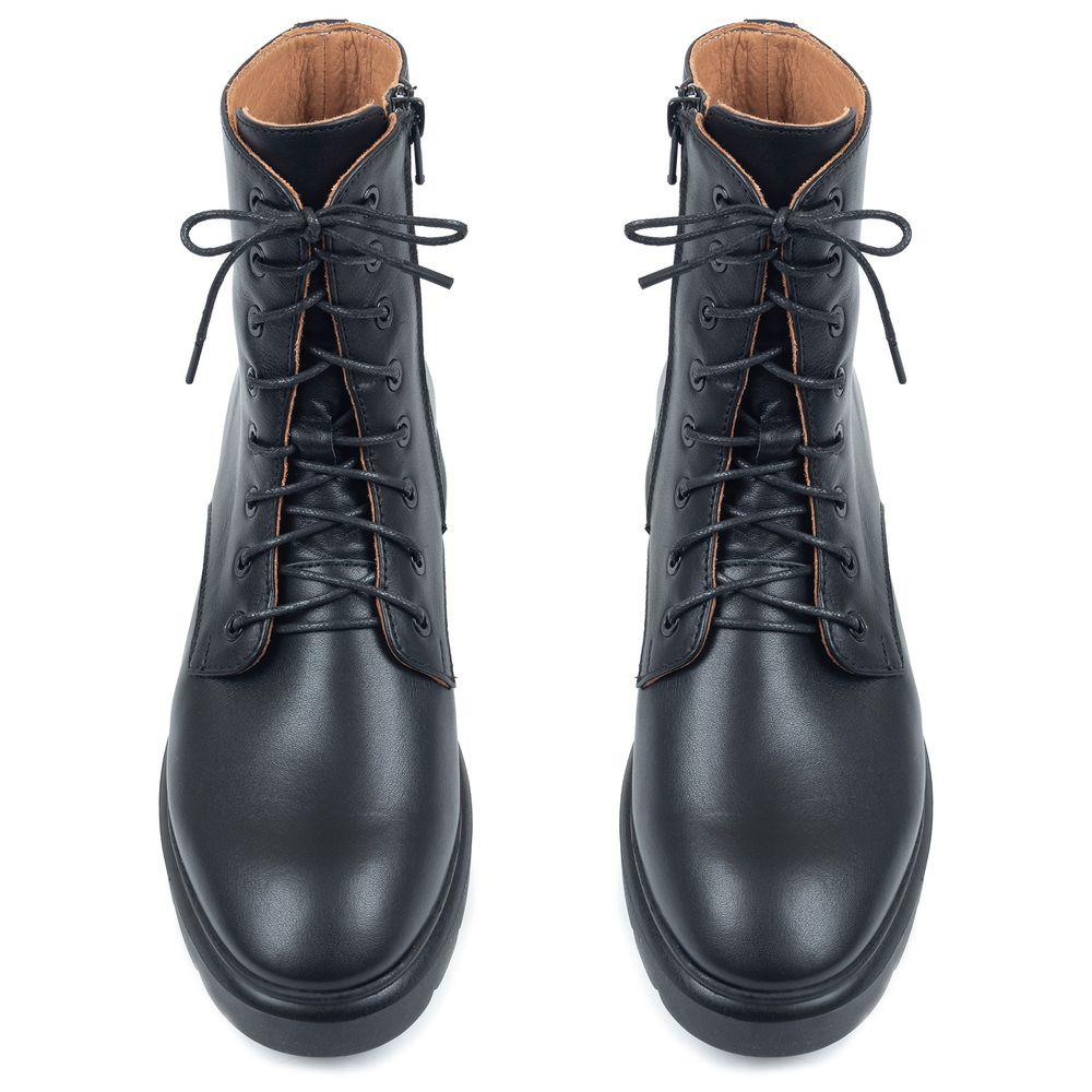 Ботинки черные кожаные на кожаной подкладке 4159-1, 40, 26 см
