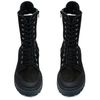 Ботинки черные нубуковые на меху 6422-1-N, 39, 25 см