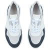 Кроссовки серо-белые замшевые с мягкой стелькой 2065-4-8